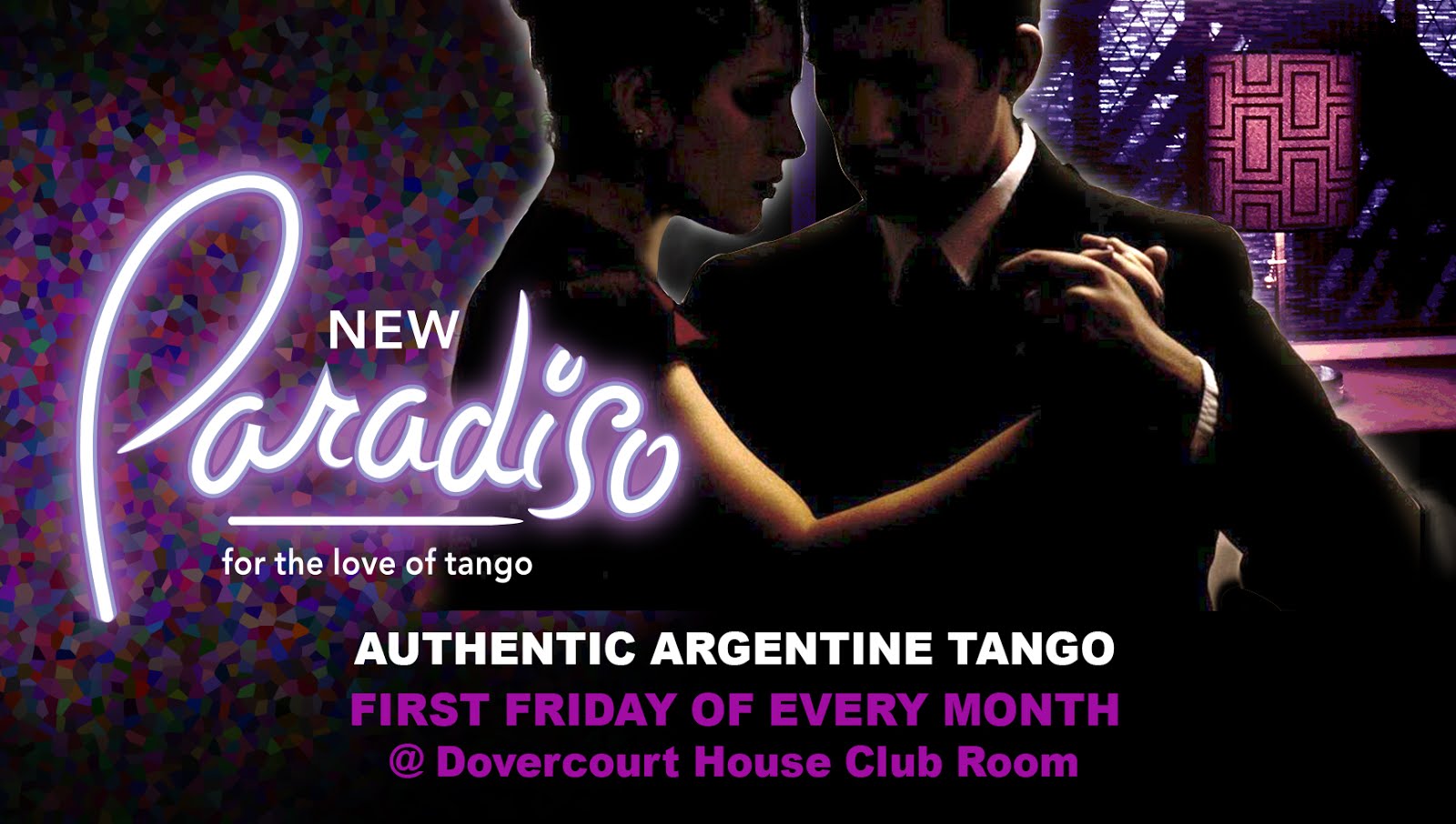 Paradiso"for the love of tango"<br>a Friday evening traditional milonga in its 15th year