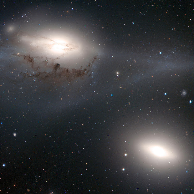 VLT portrait of the pair of galaxies NGC 4438 and NGC 4435
