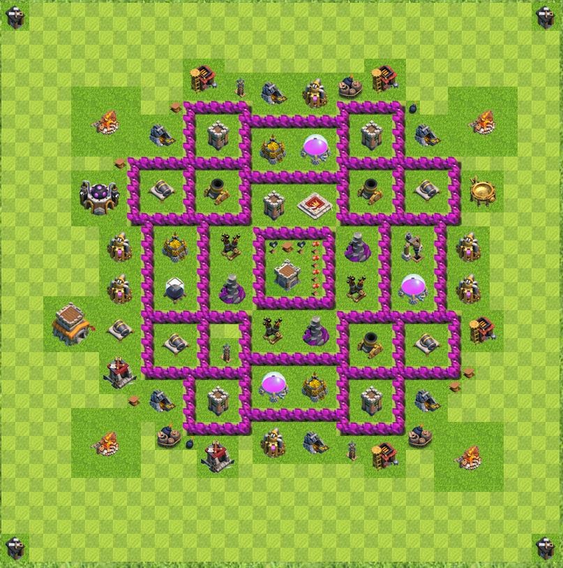 Clash Of Clans Level 8 Base