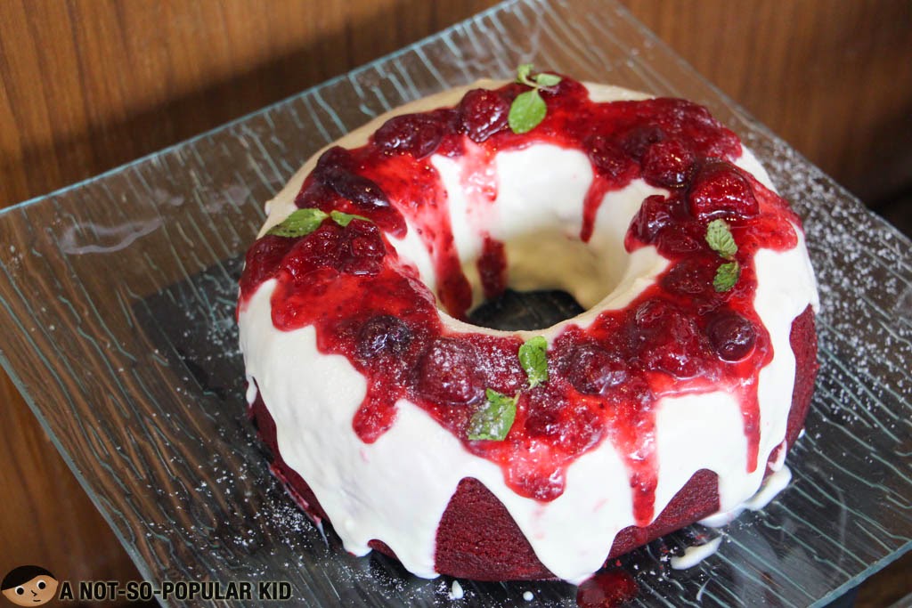 The upgraded Red Velvet Cake by F All Day Dining Restaurant