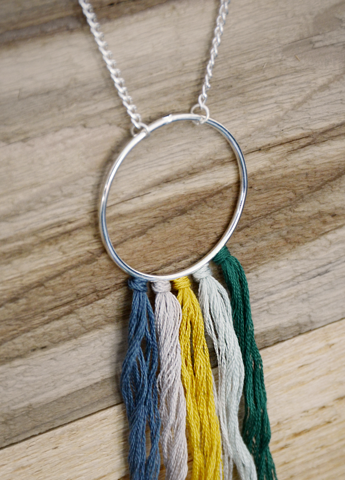 HowTo Easy DIY Tassel Fringe Necklace Design Fixation