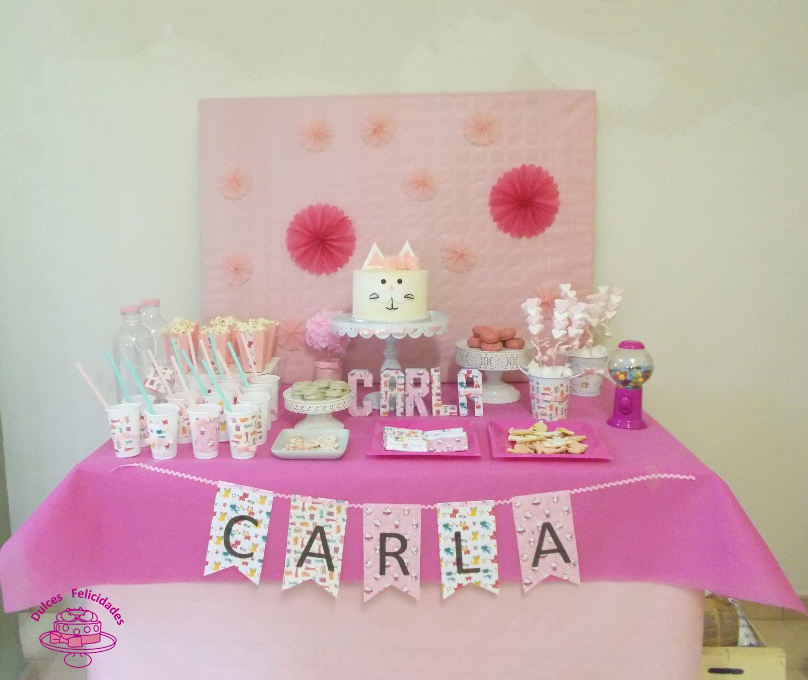 alumno Inducir Increíble Fiesta de cumpleaños de gatitos: elementos indispensables para las mesas  dulces - Dulces Felicidades