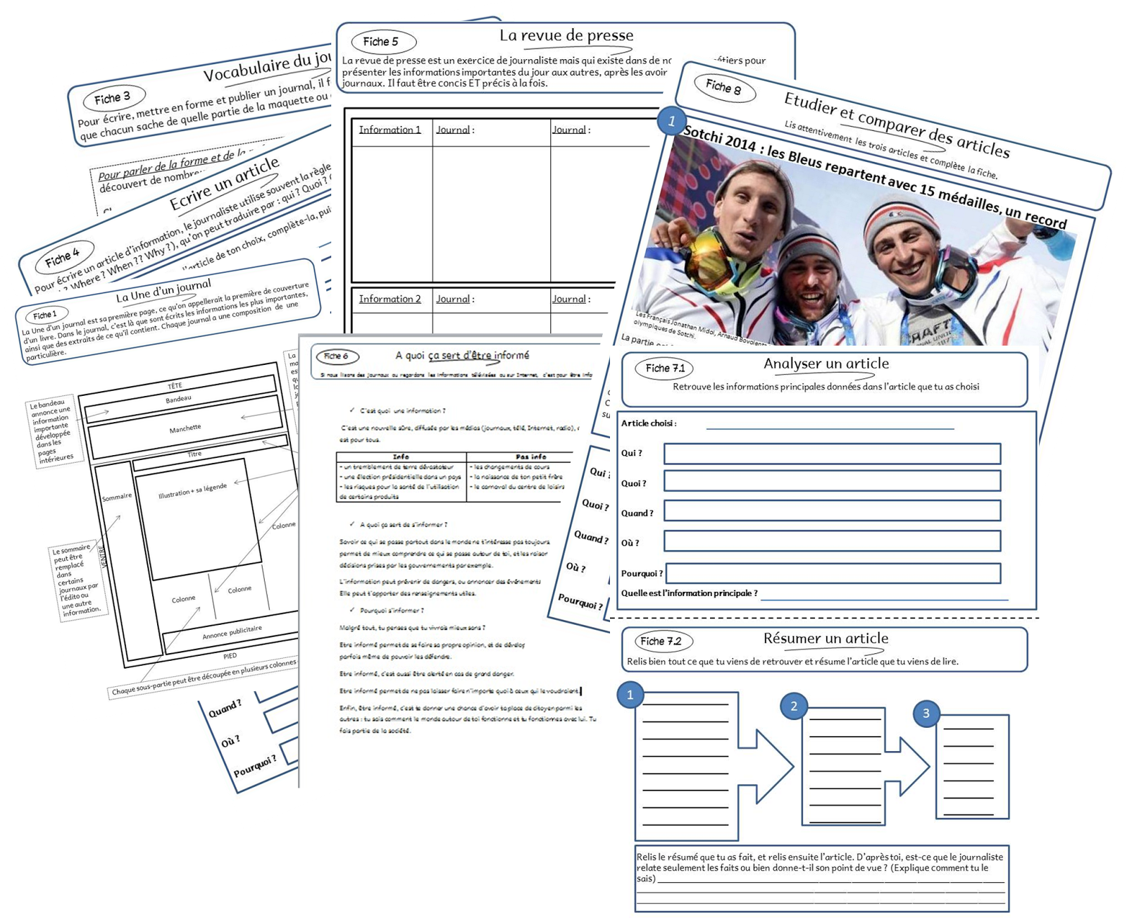 La Rivière à L envers Questionnaire De Lecture 6ème Semaine de la Presse et des Medias 2019