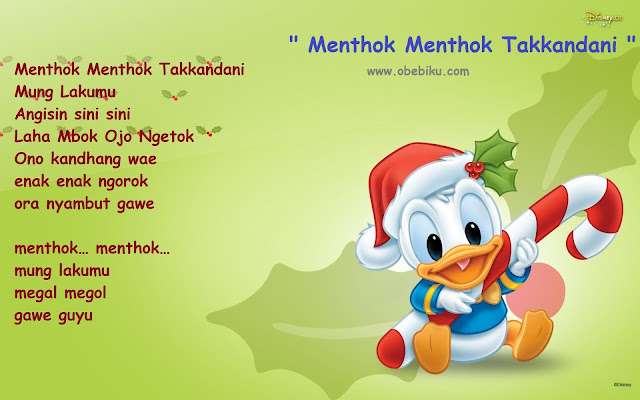 Lagu Anak Anak Menthok Menthok Takkandani Gallery Multimedia