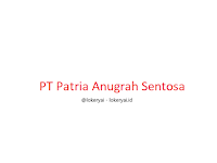 Lowongan Kerja PT Patria Anugrah Sentosa Terbaru Lowongan Kerja PT Patria Anugrah Sentosa Terbaru