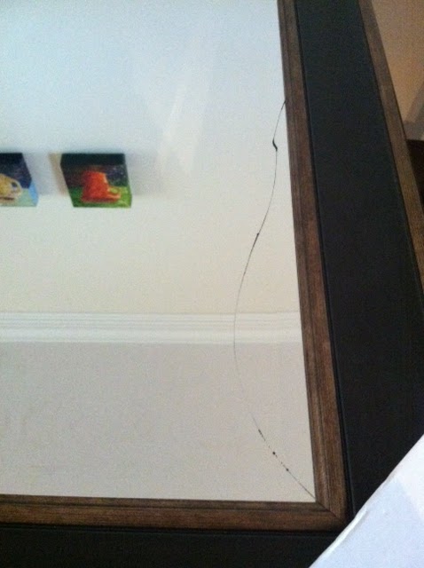 Positively Amy: DIY: How To Fix a Cracked Mirror