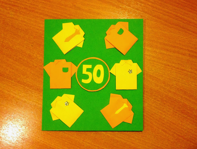 50 year Birthday Card  - Kartka na pięćdziesiątkę