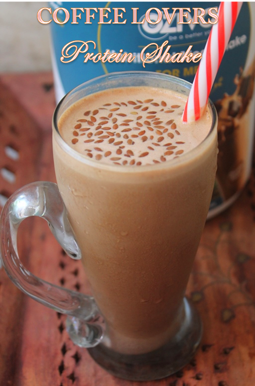Coffee Lovers Protein Shake Recipe + OZIVA Nutritional Meal Shake ...