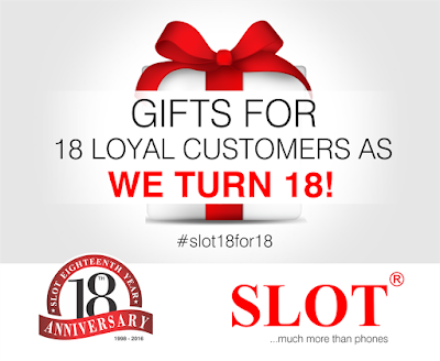 o Gifts for 18 loyal customers as we turn 18! -SLOT