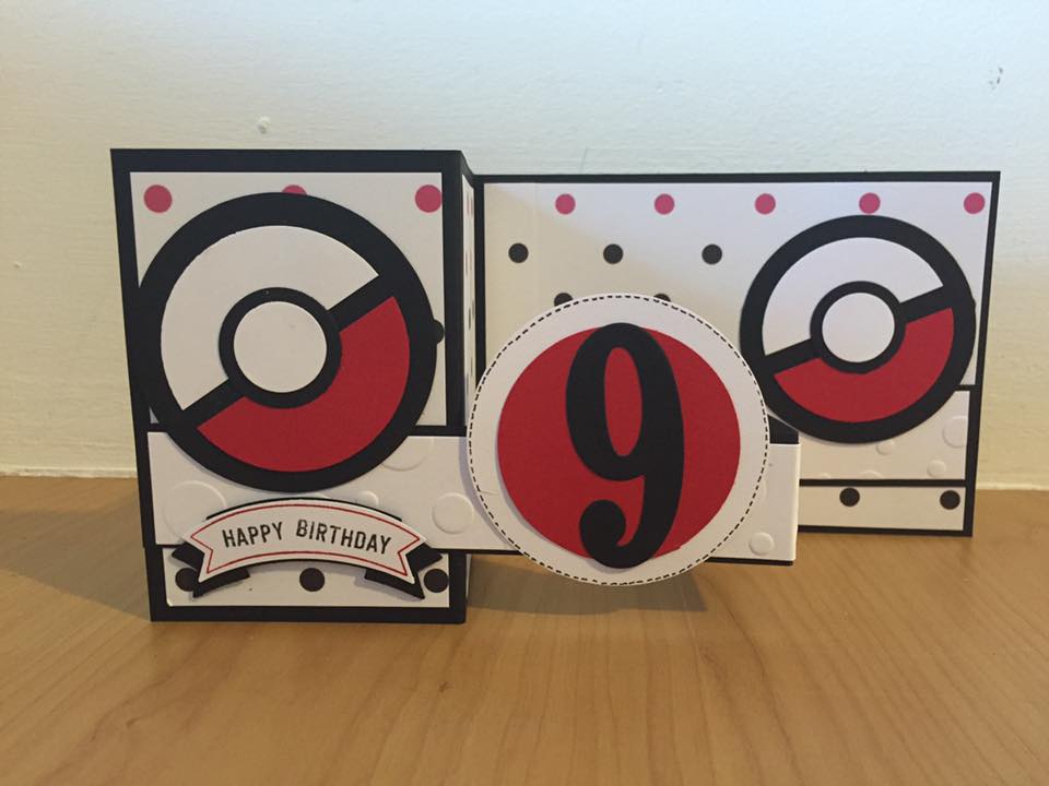 All Inked Up: Pokemon go birthday card