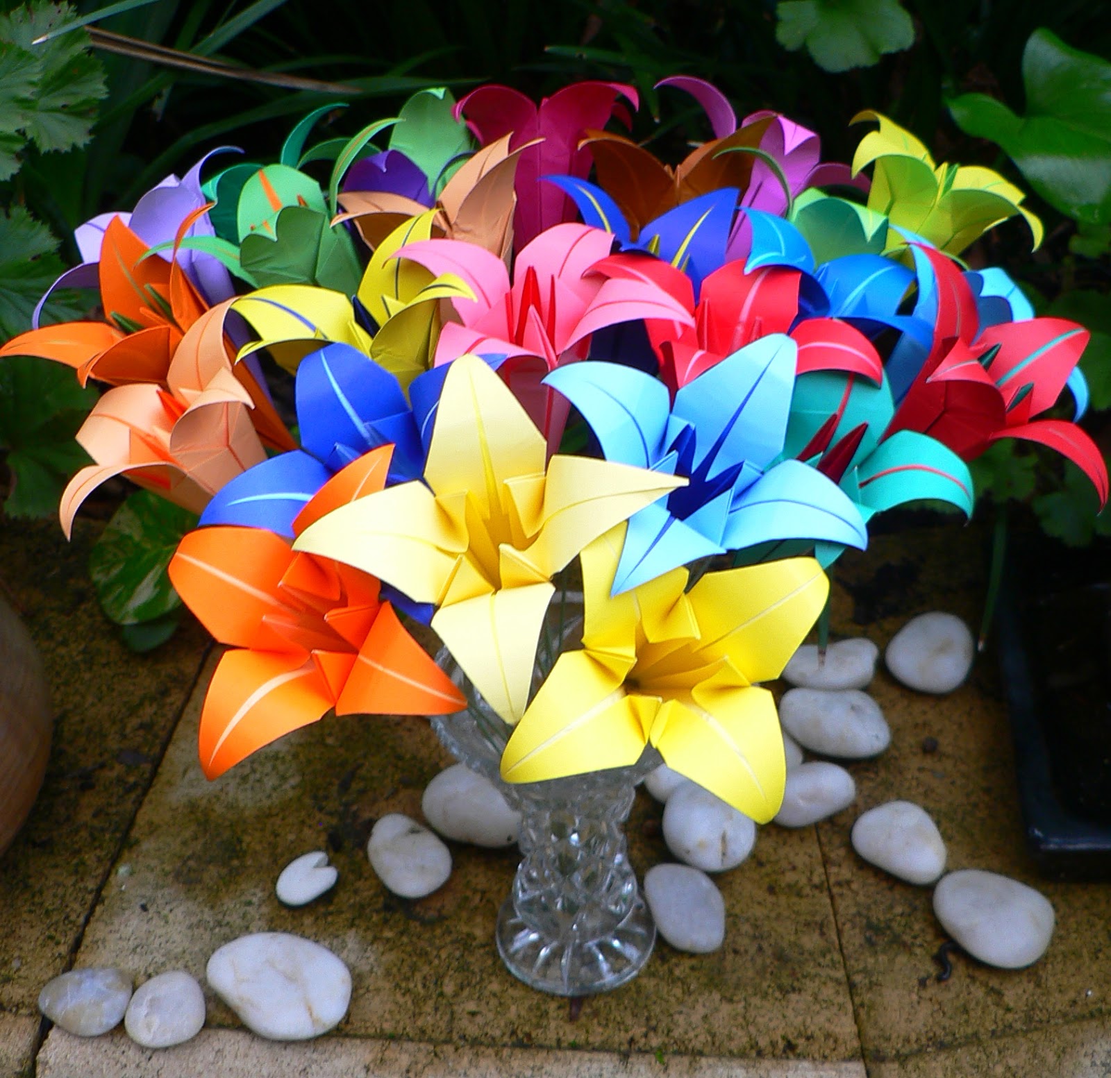 Angel Creations Rainbow Lilies