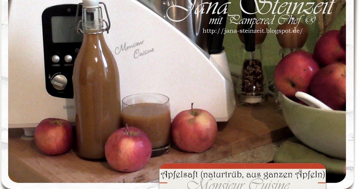 Janas Steinzeit: (Video) Apfelsaft (naturtrüb, aus ganzen Äpfeln) * sok ...
