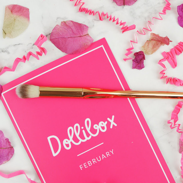 Lovelaughslipstick Blog - Review of February 2017's Dollibox Subscription Box Rose Gold Pro Techniques Makeup Brush