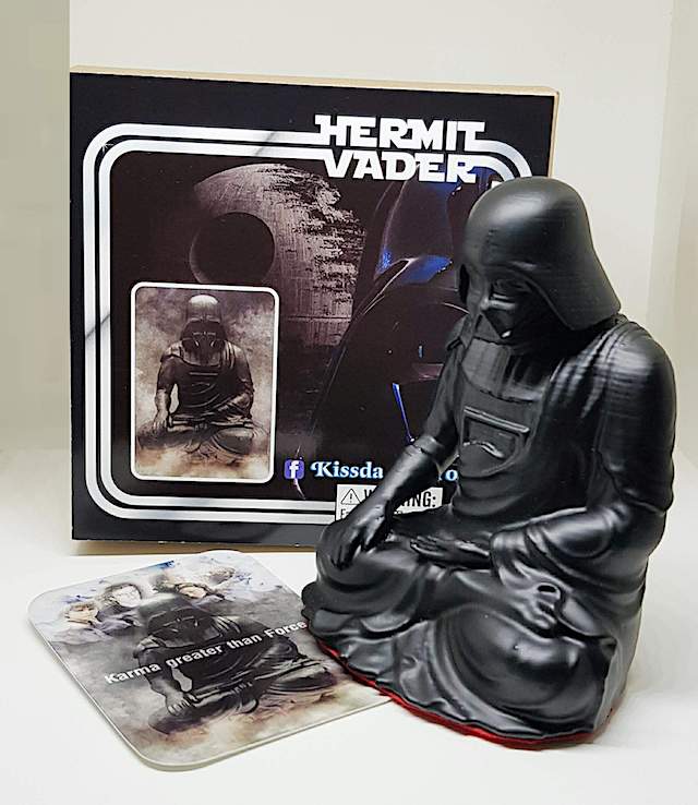 3D Printed Darth Vader Buddha Statue