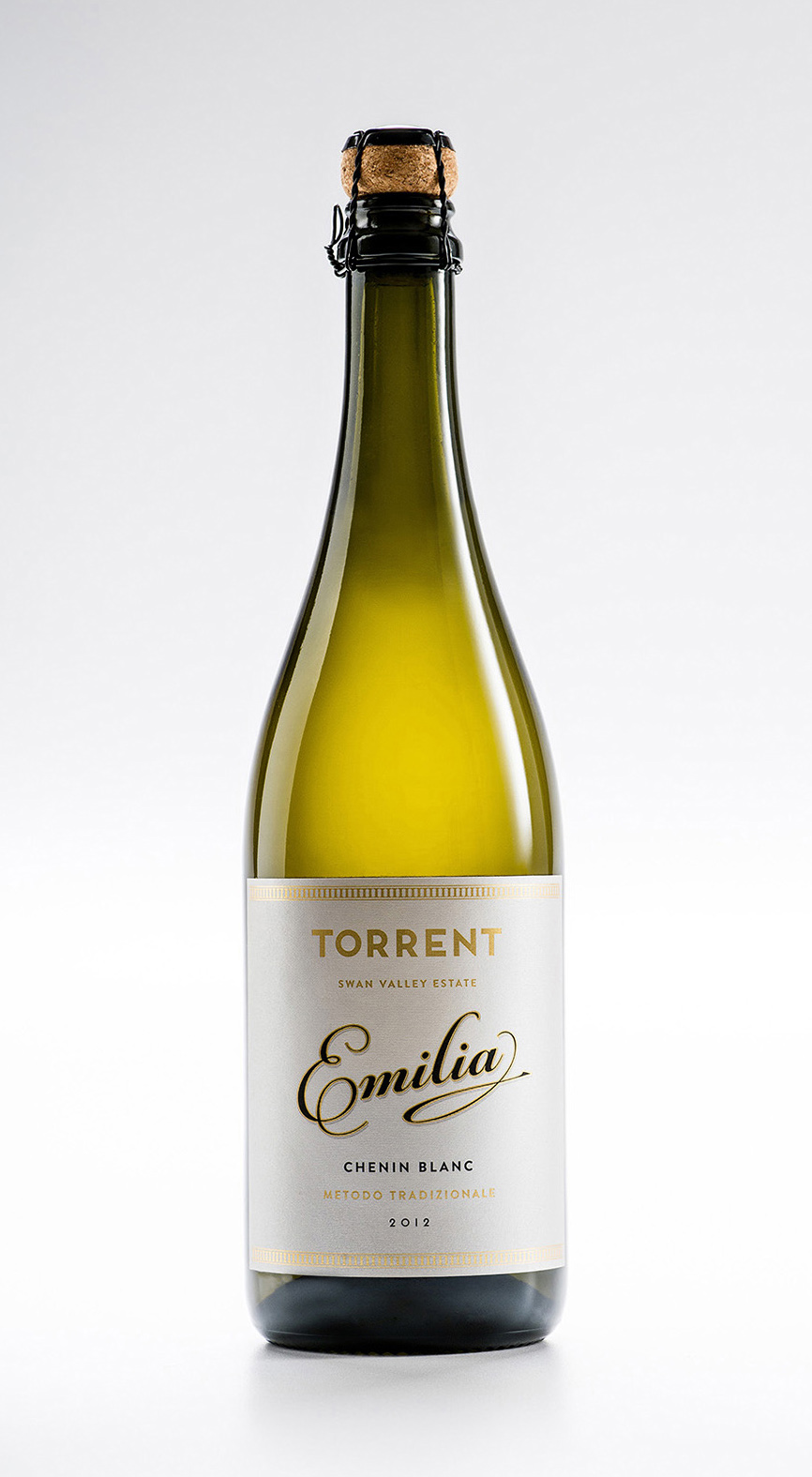 Torrent Wines Emilia Sparkling packaging design