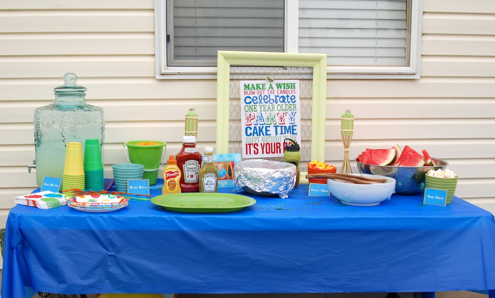 My kraft korner: 1 Year Boy Birthday Party!