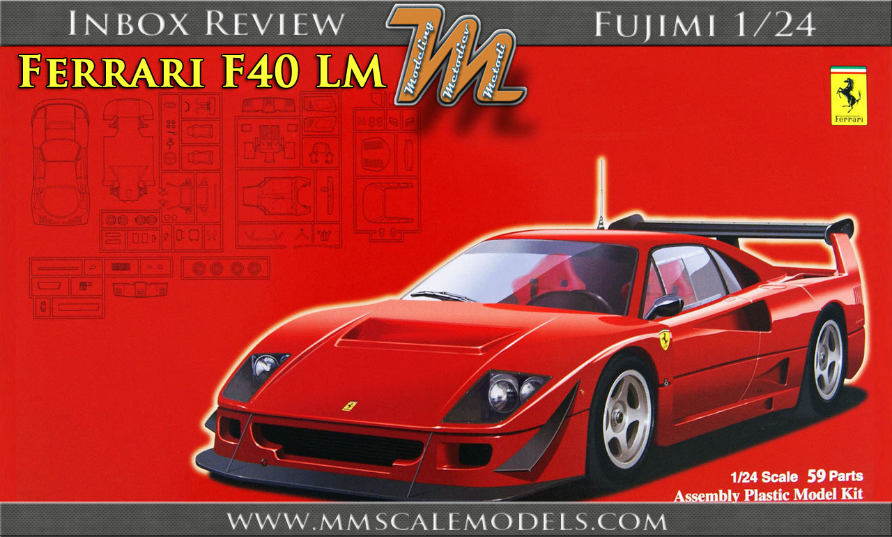Scale Model Building with Metodi Metodiev: Ferrari F40 LM, 1/24 Fujimi, kit nr. 126456 - inbox ...