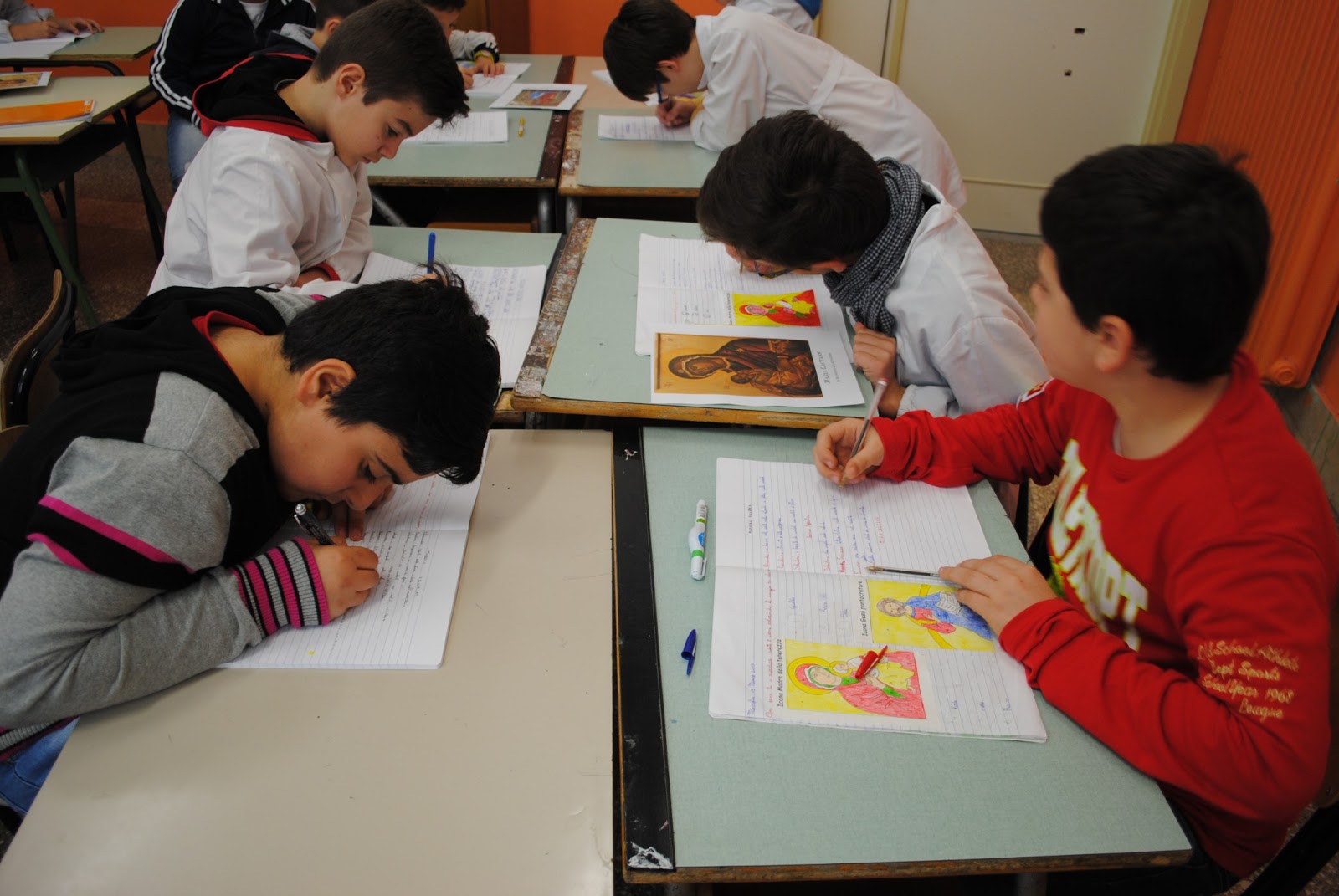 Iconografia a Scuola: Foto Lavoro di gruppo
