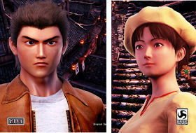 New character models of Ryo and Shenhua