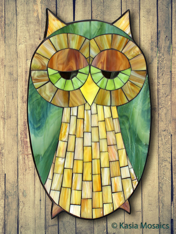 Mosaic Owl Design 2