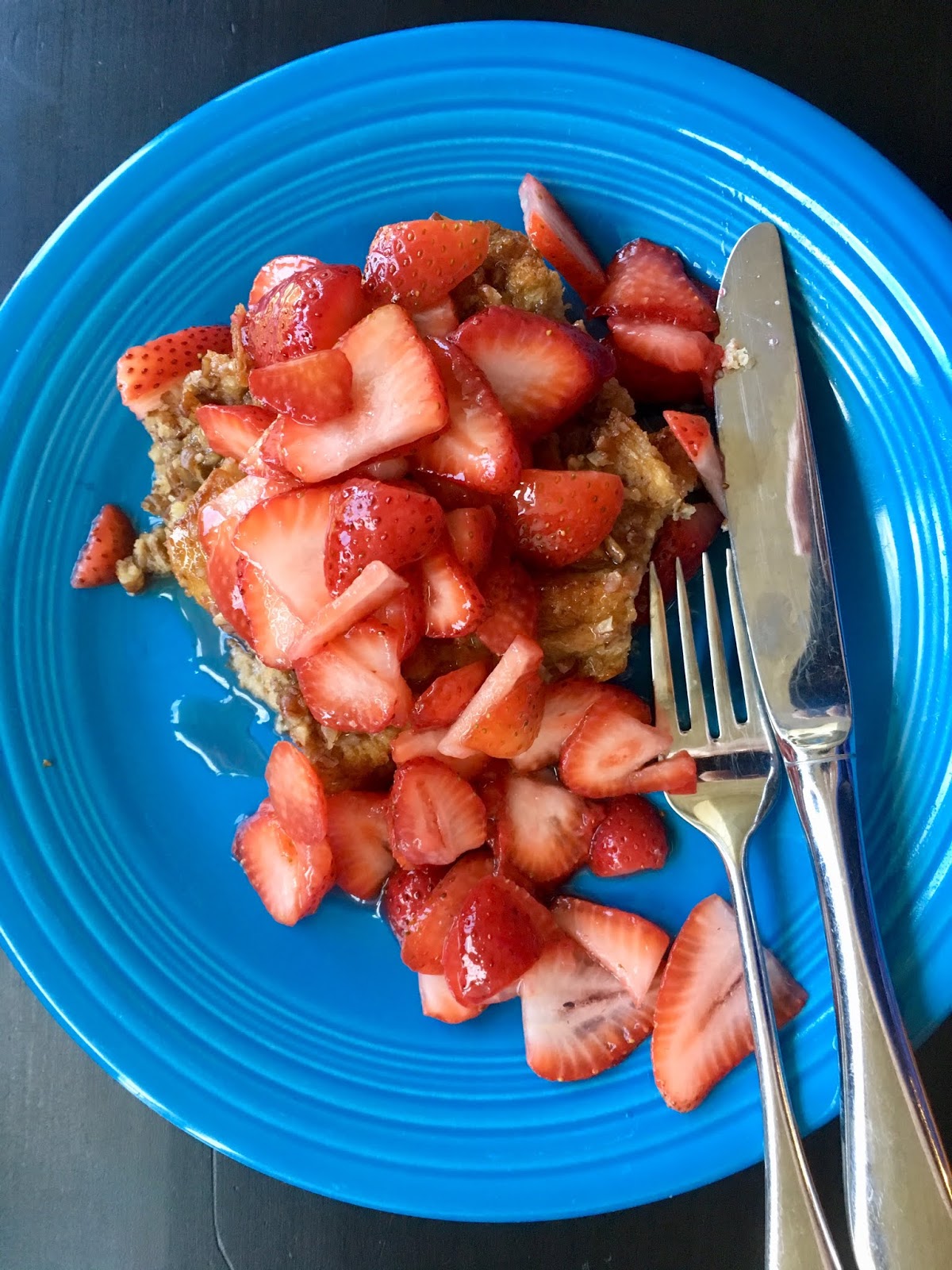 The Gourmet Scientist High Protein French Toast Casserole with Fresh