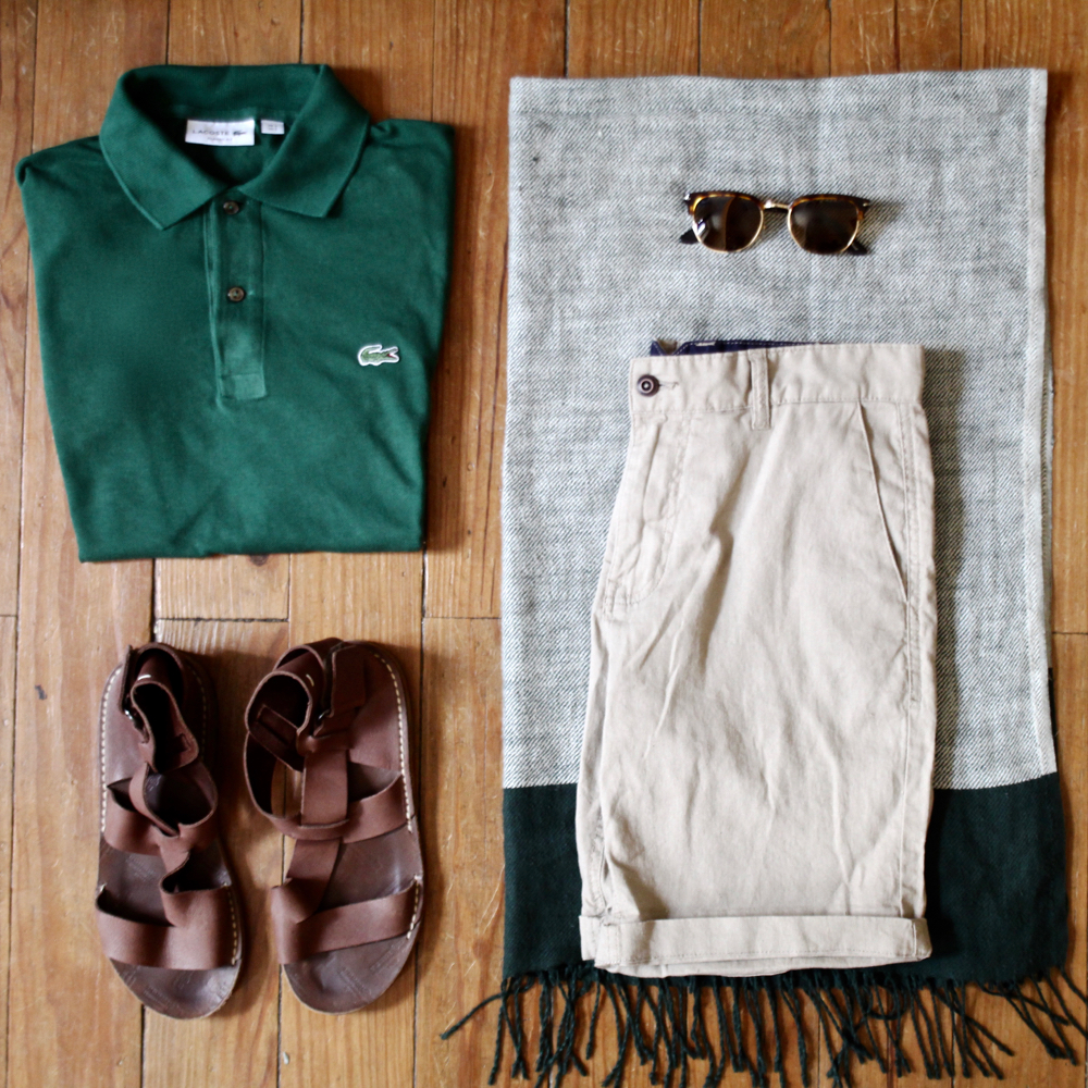 BLOG-MODE-HOMME-VOYAGE-STYLE_polo-été-lacoste-ralph-lauren-sandales-margiela-inspiration-look-house-of-fraser-tshirt-shorts
