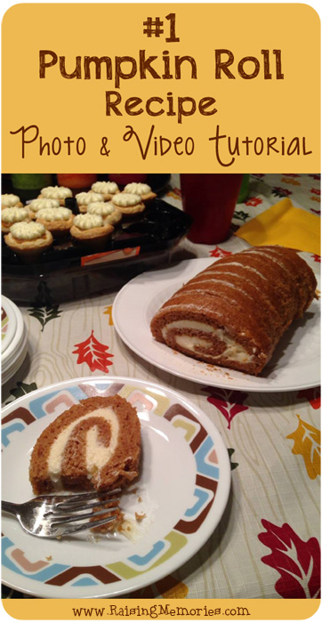 Pumpkin Roll Recipe and Tutorial Video