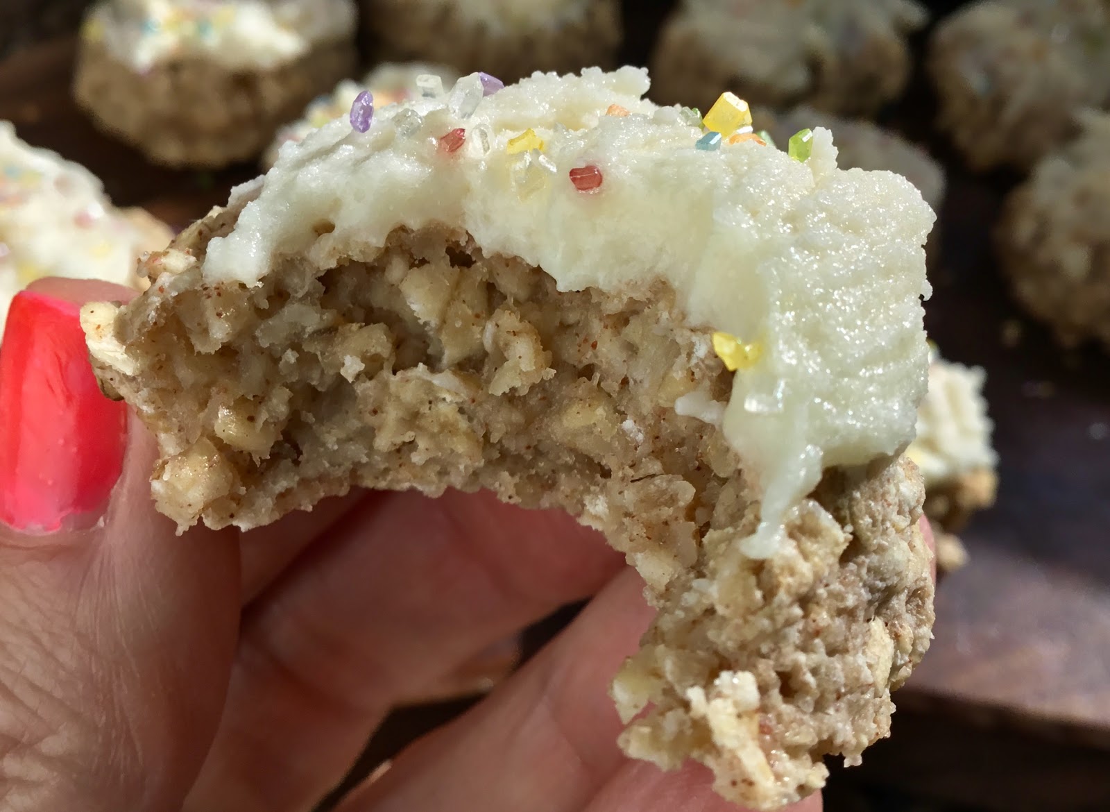 Food Fitness by Paige Frosted Oatmeal Cookies