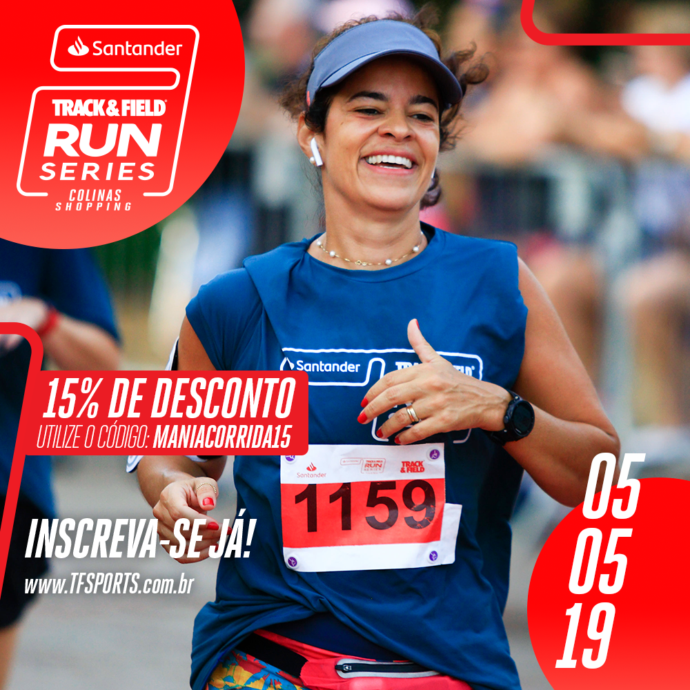 Mania de Corrida Desconto para Santander Track&Field Run Series