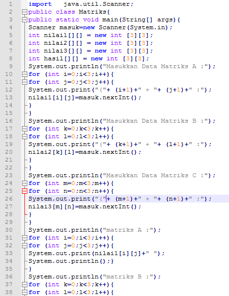CONTOH PROGRAM JAVA - Saviera Andriany♔