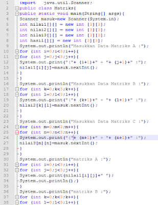 CONTOH PROGRAM JAVA - Saviera Andriany♔
