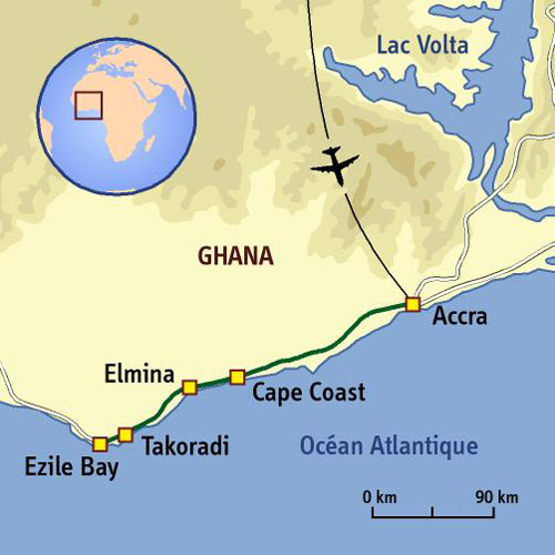 Ghana Entre Busua Inn Et Ezile Bay Village Quand Les