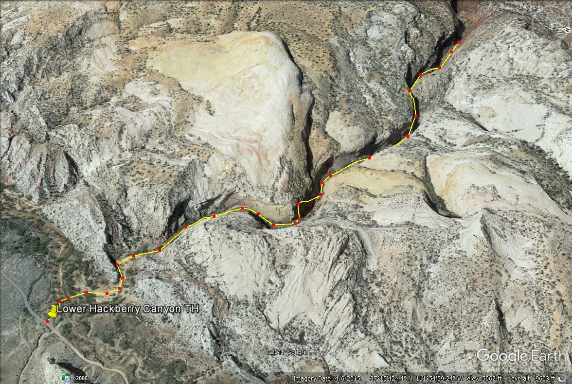 Hiking the Lower Hackberry Canyon Narrows Girl on a Hike