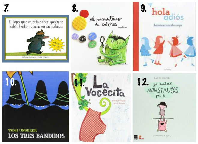 selección libros infantiles y cuentos para niños de 3 a 5 años