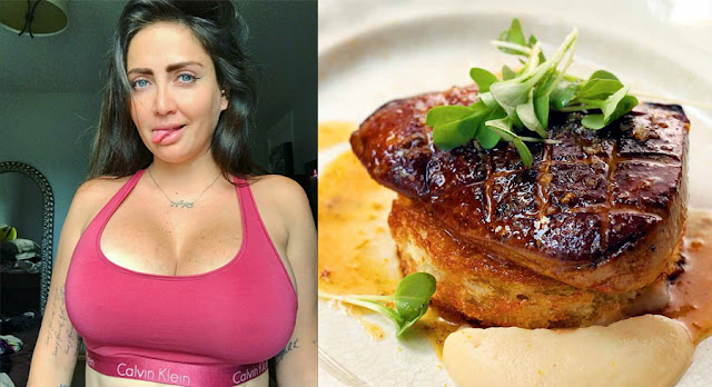 Celia Lora ofrece a migrantes "foie gras"