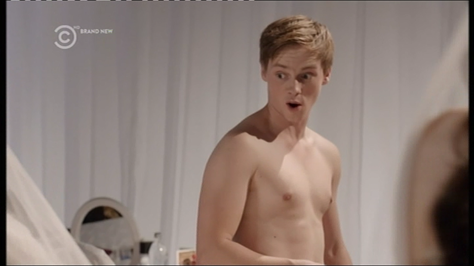 Sam Strike - Shirtless in "Give Out Girls" .