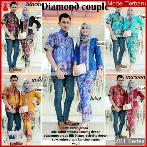 ZBT05309 Kebaya Batik Couple Diamond Gradiasi Ivan BMGShop