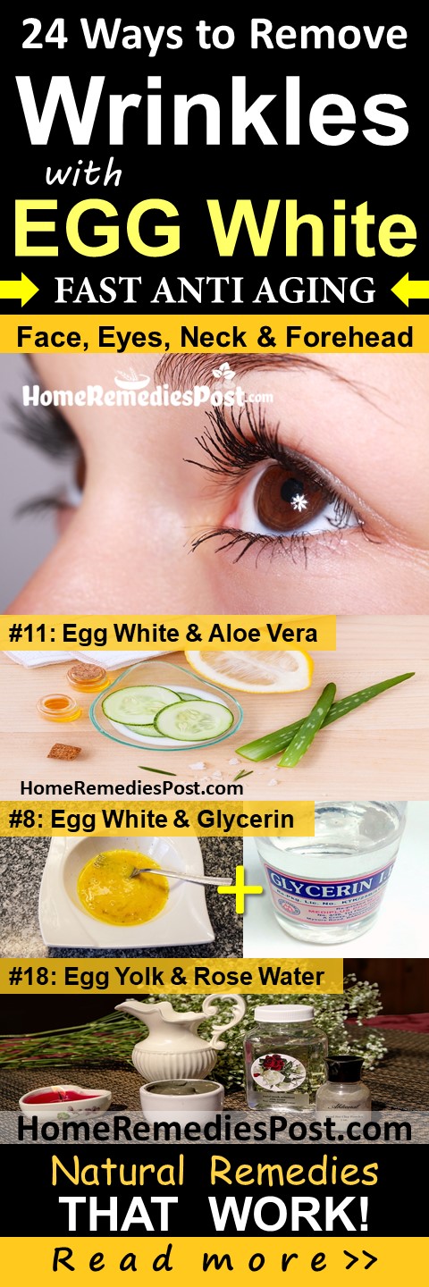 Egg White For Wrinkles: 24 Ways To Get Rid Of Wrinkles Fast Overnight egg white for wrinkles, how to get rid of wrinkles, home remedies for wrinkles, wrinkles face mask, how to use egg white for wrinkles, is egg white good for wrinkles, face wrinkles, neck wrinkles, under eye wrinkles, wrinkles treatment