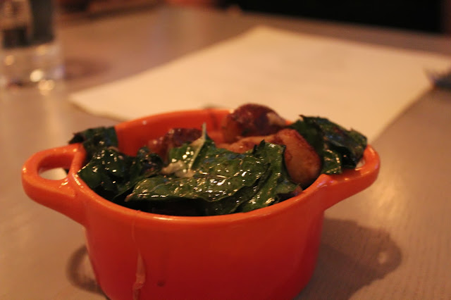 Potato gnocchi at Tavern Road, Boston, Mass.