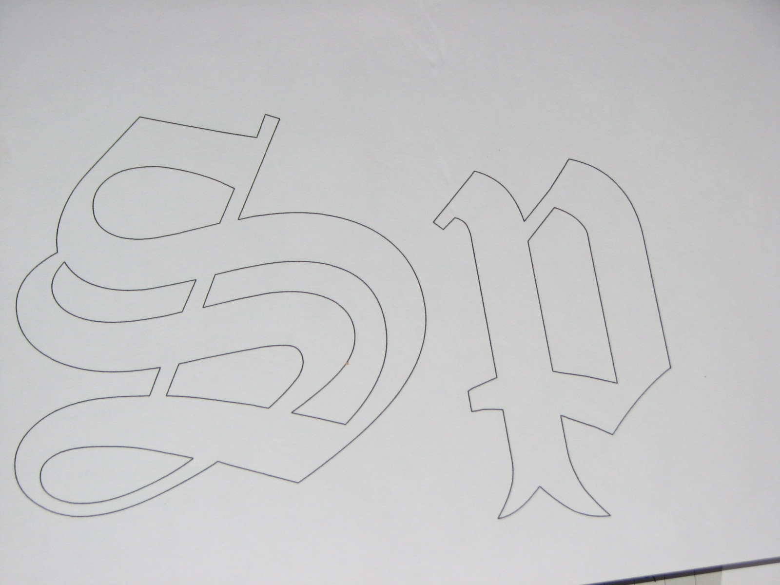 Ink Stains: Custom Letters - How To