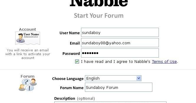 Forum name