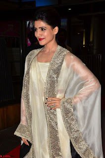 Samantha Ruth Prabhu cute in Lace Border Anarkali Dress with Koti at 64th Jio Filmfare Awards South ~  Exclusive 001