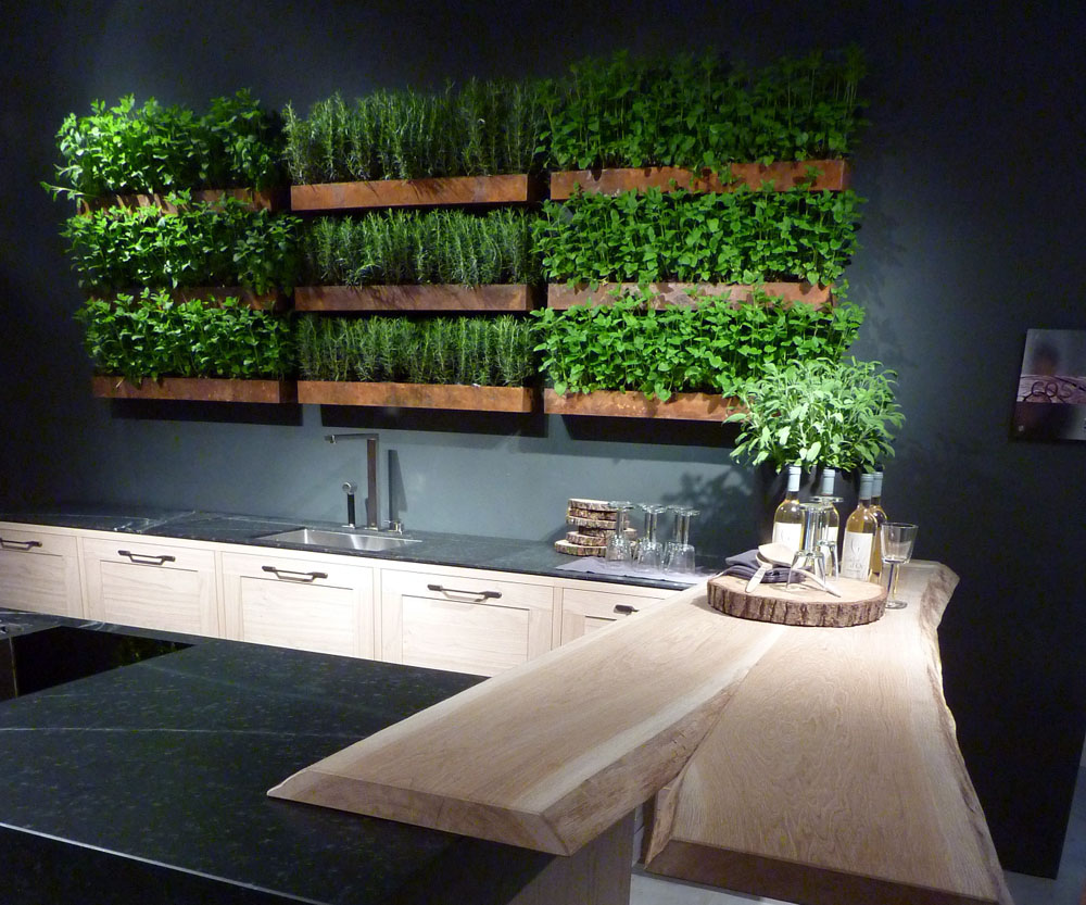 Kitchen garden перевод. Искусственная зелень в интерьере кухни. Кухонная стена с растениями. Искусственные растения в интерьере кухни. Микрозелени в интерьере кухни.