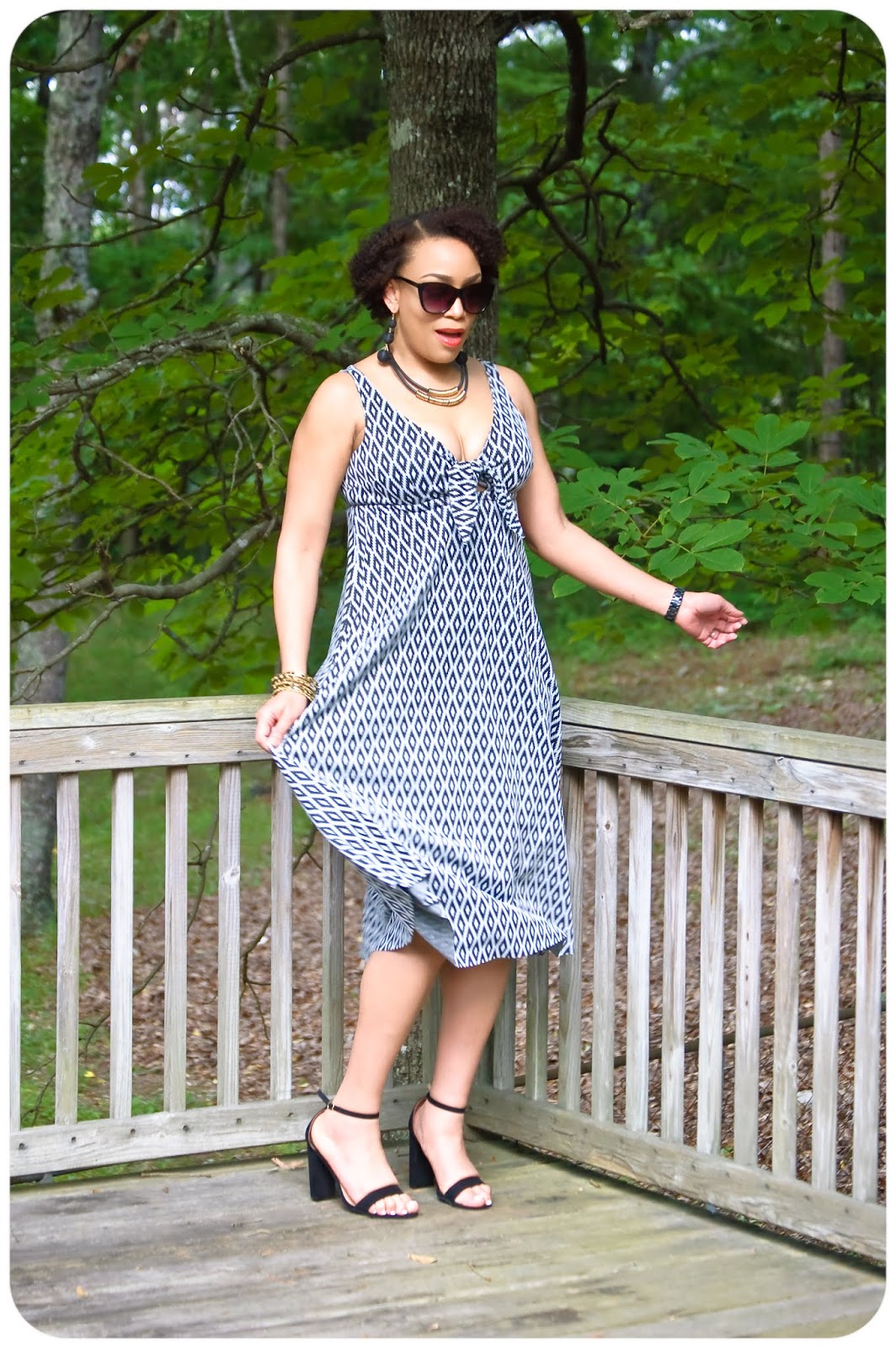 Review: Vogue 9312 | Tie-Front Cutout Style Dress! | Erica Bunker | D.I ...