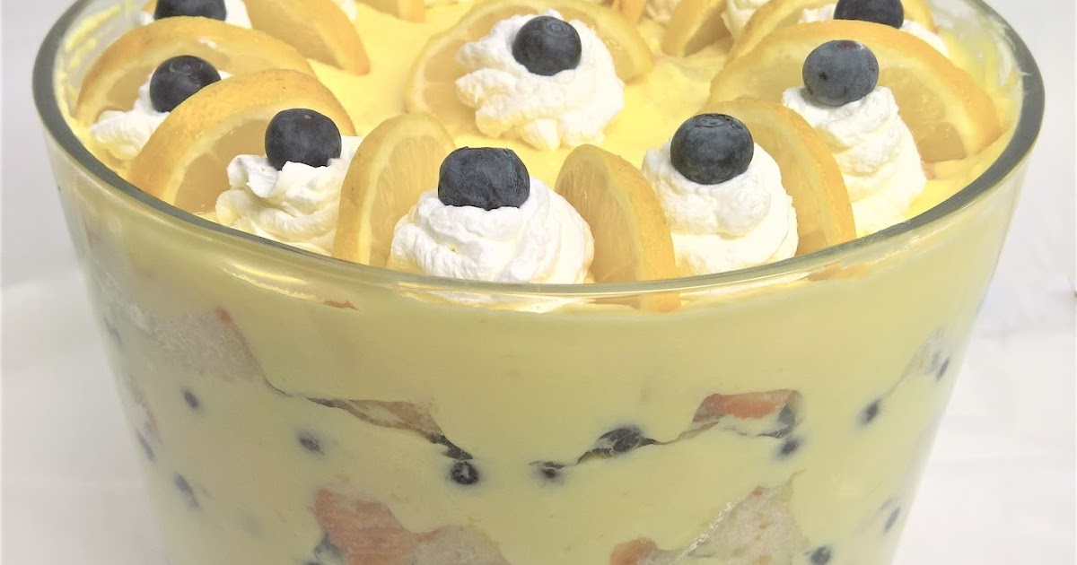 HAYLEE'S FOOD Pampered Chef’s Lemon Blueberry Trifle