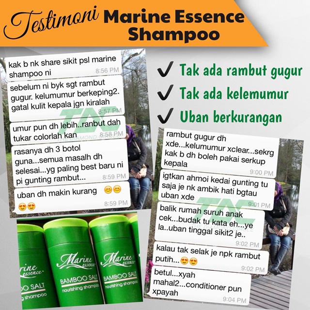 Testimoni Marine Essence Shampoo Marine Essence The Series