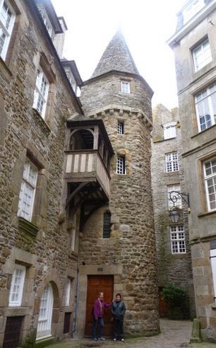 Saint Malo, edificios de intramuros.