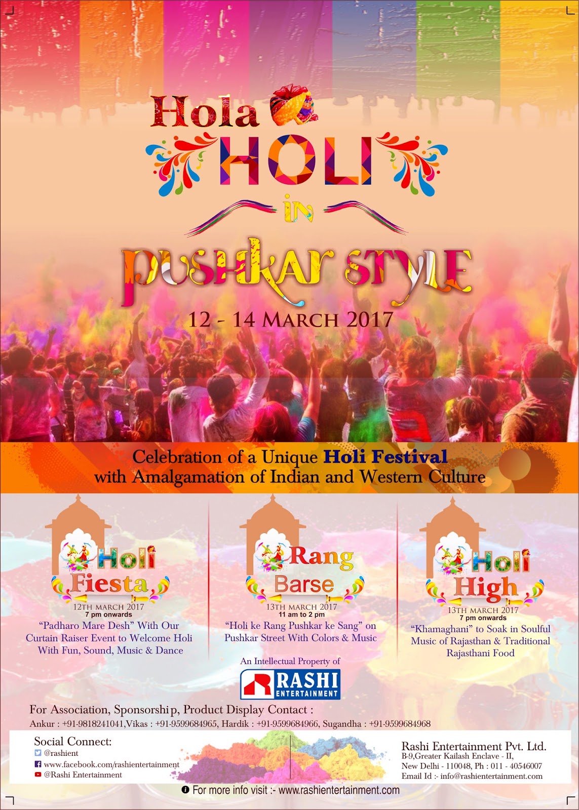 Ashish Singh (2d & 3d Designer) Pushkar holi