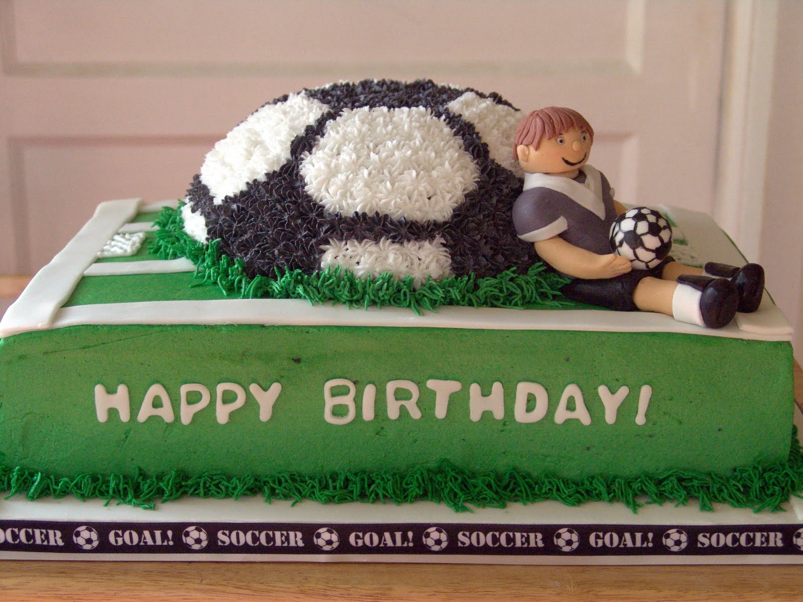Deb's Sweet Spot Soccer Birthday Cake