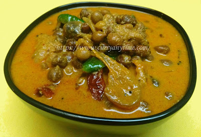 Kadala Curry Kerala Style | Brown Chickpeas in Coconut Gravy